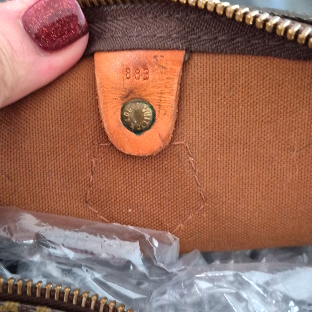Louis Vuitton Speedy 35 bag 14x9.5x7.5 - Picture 7 of 8